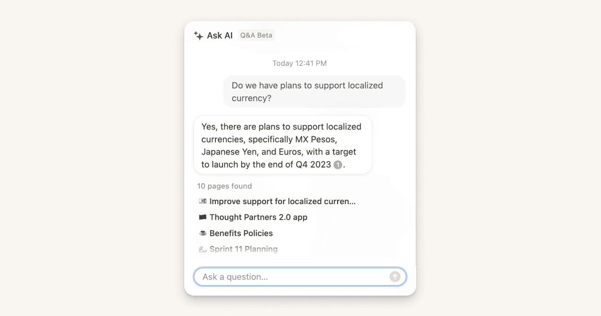 Q&Aで仕事に関する回答をすばやく得る