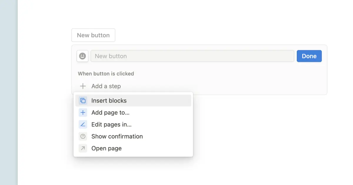 Notion 2.22: 手動タスクを自動化するボタン