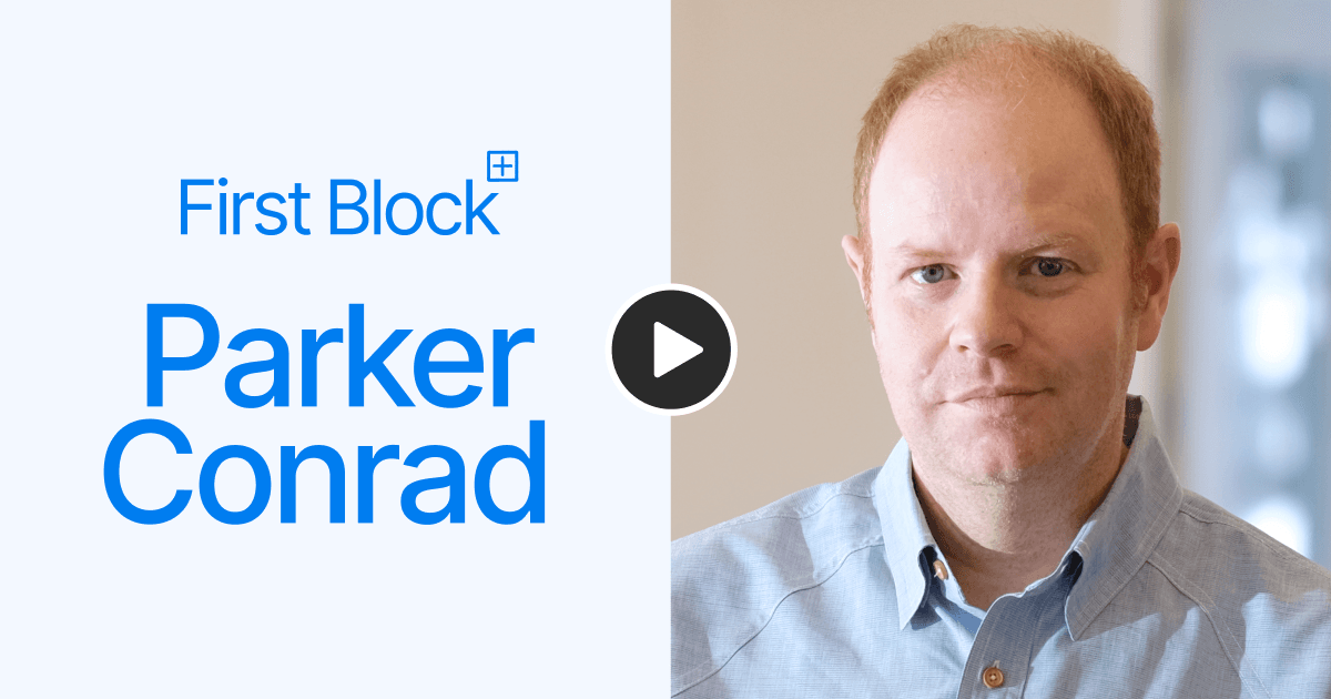 FirstBlock ParkerConrad ブログ サムネイル