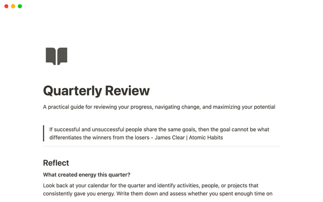 Quarterly Review