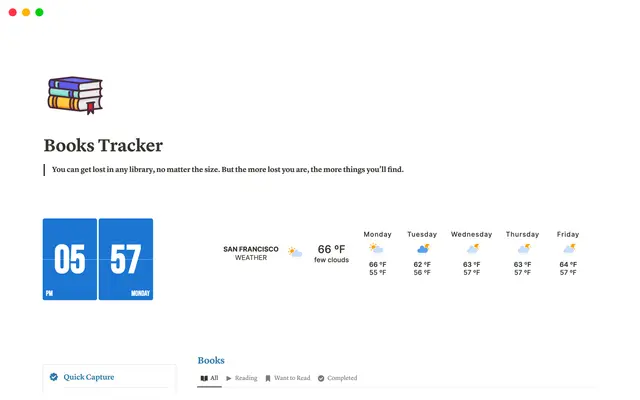 Books Tracker