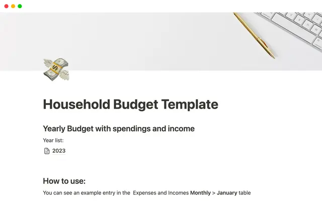 Household Budget