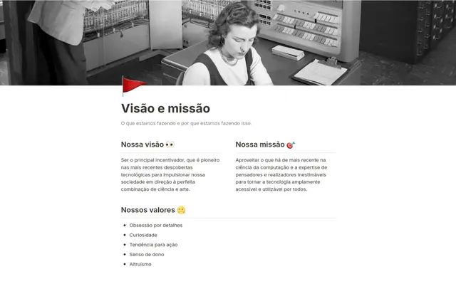 Visão e Missão