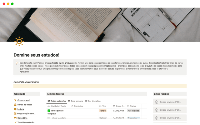 Domine seus estudos!